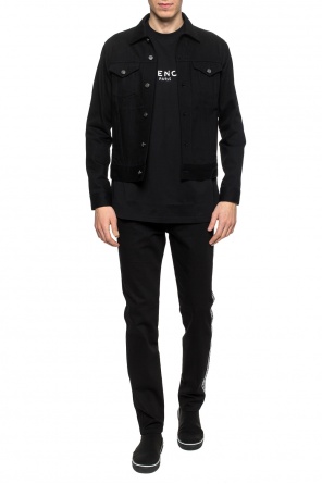 Jeansy z lampasami z logo, zdjęcie 2 Jeansy z lampasami z logo od Givenchy